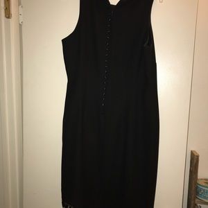 Black cocktail dress.